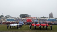 Hơn 1.000 học sinh thị xã Sơn Tây tham gia Hội khỏe Phù Đổng