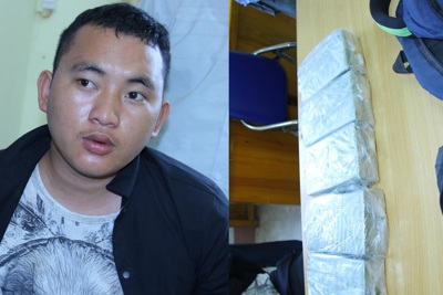 Lào Cai: Bắt đối tượng vận chuyển10 bánh heroin