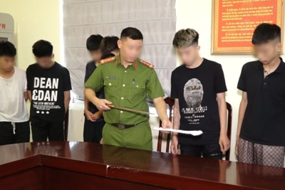 Hà Nội: Bắt giữ nhóm "quái xế" gây náo loạn phố, vô cớ chém người