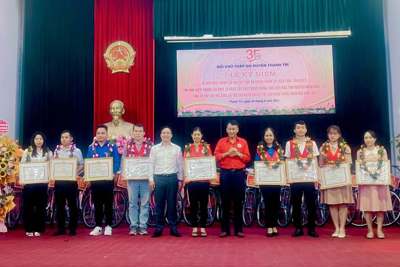 Hội Chữ thập đỏ huyện Thanh Trì kỷ niệm 35 năm ngày thành lập