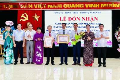 Huyện Thanh Trì: Xã Yên Mỹ đón đạt chuẩn NTM nâng cao và điểm du lịch