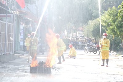 Huyện Thanh Oai thành lập 51 Tổ liên gia an toàn phòng cháy chữa cháy