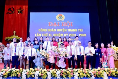 Huyện Thanh Trì tổ chức thành công Đại hội Công đoàn lần thứ XI
