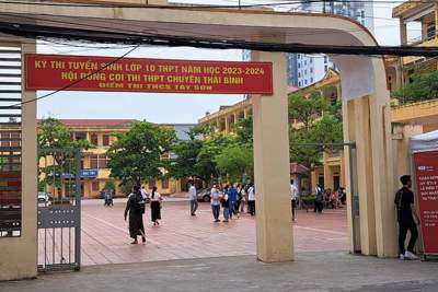 Thái Bình: Hơn 20.000 thí sinh bắt đầu kỳ thi vào lớp 10