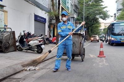 Anh bộ đội bén duyên với nghề vệ sinh môi trường