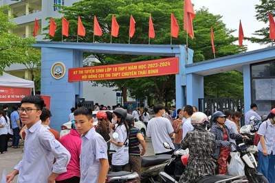 Thái Bình: Kết thúc kỳ thi tuyển sinh lớp 10 THPT tuyệt đối an toàn