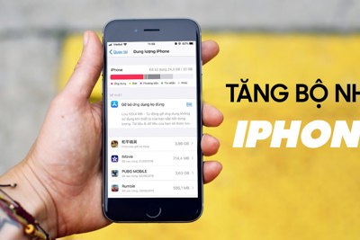 Cách tăng dung lượng lưu trữ iPhone không cần xóa dữ liệu