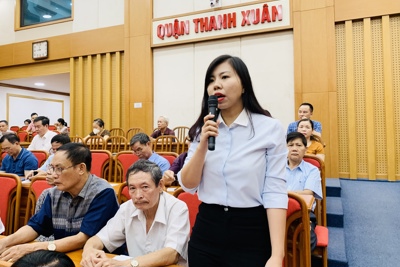 Cử tri quận Thanh Xuân kiến nghị đẩy mạnh giải pháp chống ùn tắc giao thông