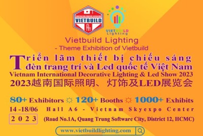 Triển lãm Vietbuild Lighting 2023 tổ chức tại Việt Nam