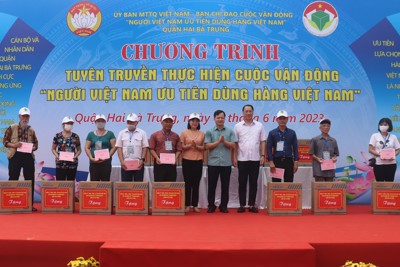 Quận Hai Bà Trưng: Tuyên truyền ưu tiên hàng Việt Nam tới đông đảo người dân