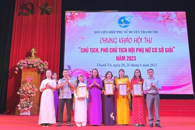 Hội thi Chủ tịch, Phó Chủ tịch Hội Phụ nữ cơ sở giỏi huyện Thanh Trì