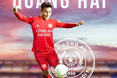 Quang Hải gia nhập CAHN thi đấu tại V-League 2023