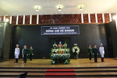 Tổ chức tang lễ nguyên Phó thủ tướng Vũ Khoan