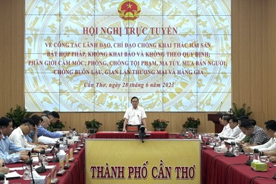 Phó Thủ tướng Trần Lưu Quang chủ trì Hội nghị với các tỉnh Tây Nam Bộ