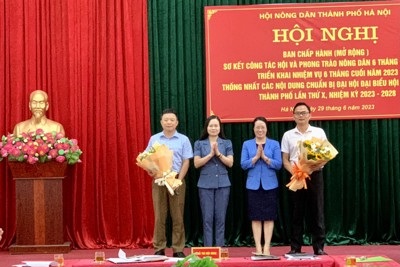 Hà Nội: Hoàn thành Đại hội Hội Nông dân cấp cơ sở, cấp huyện 