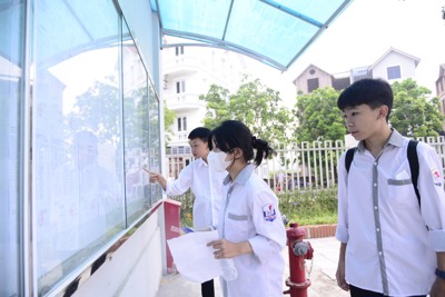 Hà Nội công bố điểm chuẩn lớp 10 THPT công lập không chuyên
