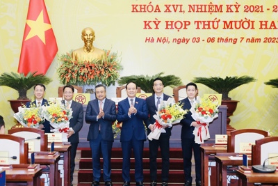 HĐND thành phố Hà Nội bầu 4 ủy viên UBND thành phố