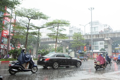 Dự báo thời tiết ngày 18/7/2023:Hà Nội mưa to, gió lớn, nhiệt độ giảm mạnh