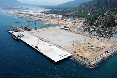 Cận cảnh cảng biển tổng hợp Cà Ná hơn 6.500 tỷ đồng