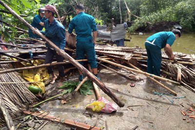 Kiên Giang: 1 người tử vong, 4 người bị thương do mưa bão
