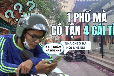 Phố loạn tên, đường loạn số gây khó khăn cho người dân Hà Nội