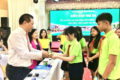 Nhiều vấn đề “nóng” được đặt ra tại Diễn đàn trẻ em Thành phố Hà Nội
