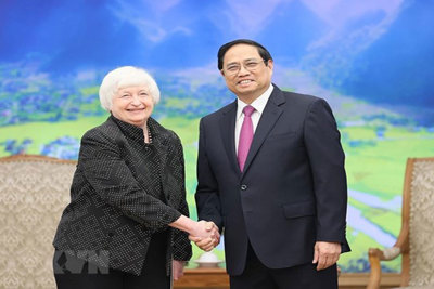 Thủ tướng đề nghị tăng cường kết nối hai nền kinh tế Việt Nam-Hoa Kỳ 