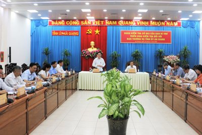 Ban Bí thư Trung ương triển khai kiểm tra Ban Thường vụ Tỉnh ủy An Giang