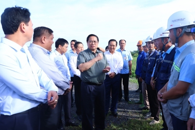 Thủ tướng Phạm Minh Chính kiểm tra dự án Vành đai 3 TP Hồ Chí Minh