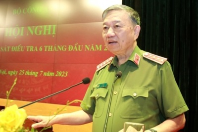 Bộ trưởng Tô Lâm:Cần nâng cao chất lượng việc giải quyết tin tố giác tội phạm