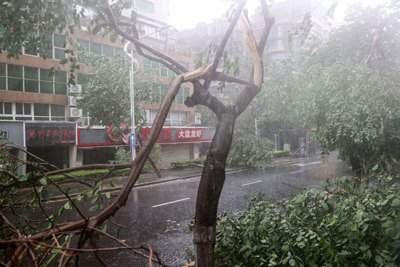 Siêu bão Doksuri đổ bộ Trung Quốc, hàng trăm ngàn người phải sơ tán