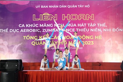 Liên hoan hát múa thiếu niên, nhi đồng quận Tây Hồ