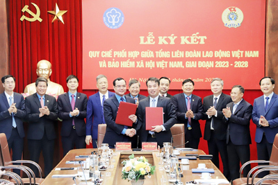 BHXH Việt Nam và Tổng LĐLĐ tập trung thực hiện 11 nội dung phối hợp 