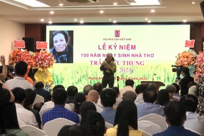 Kỷ niệm 100 năm ngày sinh nhà thơ Trần Hữu Thung
