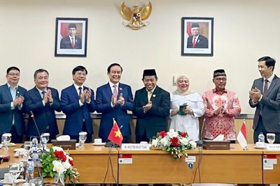 HĐND Thành phố Hà Nội thăm, làm việc với Hội đồng thành phố Jakarta 