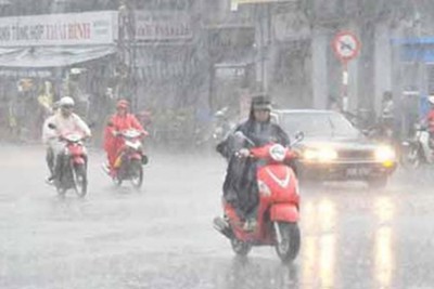 Dự báo thời tiết ngày 12/8/2023: Hà Nội nhiều mây, mưa to ngày cuối tuần