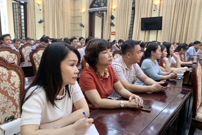 Hà Nội: Tập huấn kỹ năng viết tin, bài cho hơn 100 đại biểu