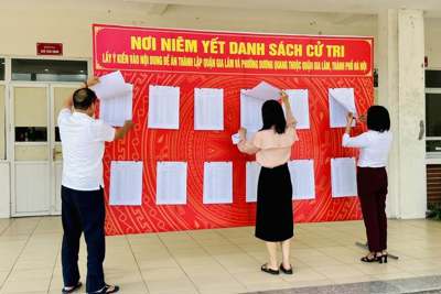 Huyện Gia Lâm chuẩn bị điều kiện lấy ý kiến cử tri về thành lập quận