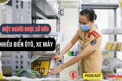 Một người được sở hữu nhiều biển ôtô, xe máy