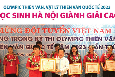 Học sinh Hà Nội giành giải cao tại kỳ thi Olympic quốc tế