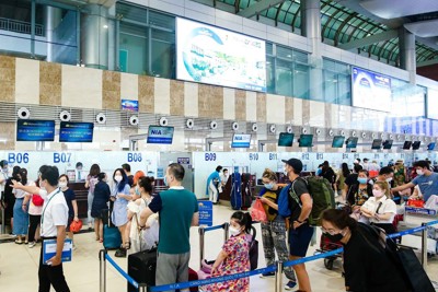 Sân bay Nội Bài sẽ tiếp tục “phá kỉ lục” vào dịp 2/9 tới