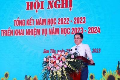 Thị xã Sơn Tây triển khai nhiệm vụ năm học 2023 - 2024
