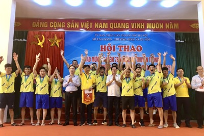  Hà Nội trao 28 giải thưởng cho tập thể, cá nhân tham gia Hội thao