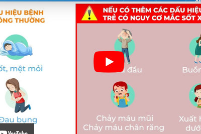 Sốt xuất huyết: Dấu hiệu và cách phòng tránh cho trẻ