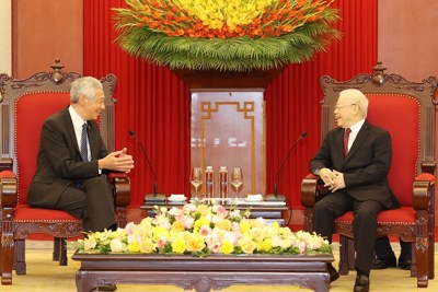 Dấu mốc quan trọng trong sự phát triển của quan hệ Việt Nam-Singapore