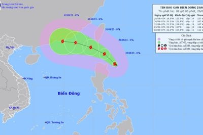 Biển Đông sắp đón bão số 3 