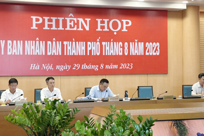 UBND TP Hà Nội xem xét điều chỉnh kế hoạch đầu tư công năm 2023