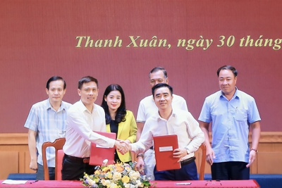 Báo Kinh tế&Đô thị và quận Thanh Xuân phối hợp đẩy mạnh thông tin tuyên truyền