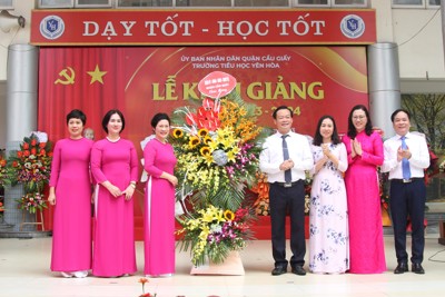 Gần 74.000 học sinh quận Cầu Giấy bước vào năm học mới