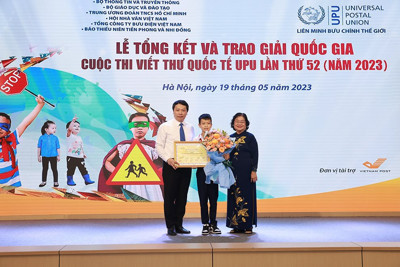 Học sinh Việt giành giải Ba cuộc thi viết thư quốc tế UPU 2023